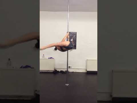 Ninja Straddles/ Windmills to Deville (Justine McLucas pole dancing)