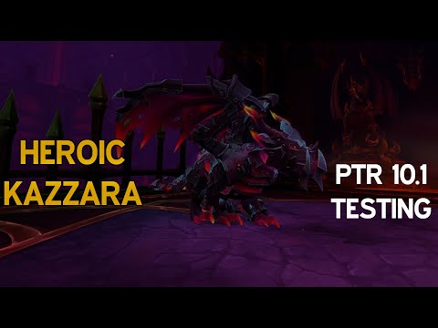 10.1 Heroic Kazzara, the Hellforged in new raid Aberrus, the Shadowed Crucible