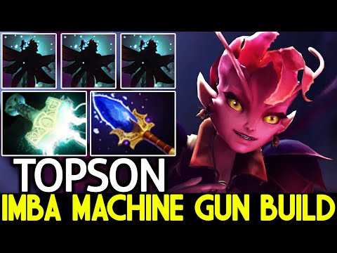 TOPSON [Dark Willow] Imba Machine Gun with Scepter Build Dota 2