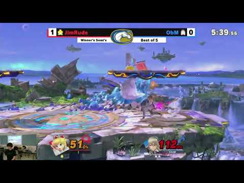 Smash at UC Davis #26: Winner's Semi Finals - Jimrude (Peach) vs ObM (Corrin)