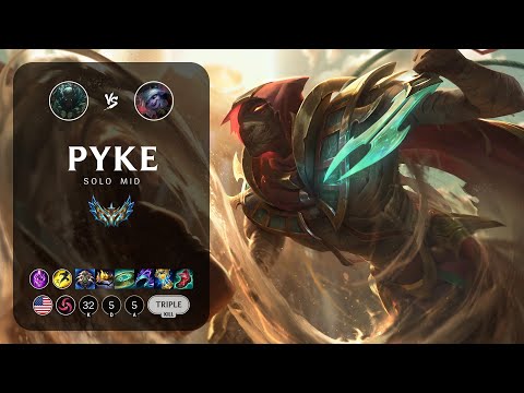 Pyke Mid vs Tristana - NA Challenger Patch 14.6