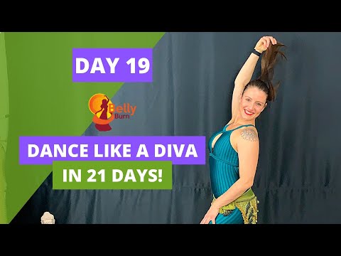 Dance Like a Diva in 21 Days // Belly Dance Workout // Day 19