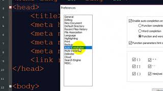 How To Enable Auto Completion In Notepad++