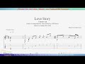 Love Story (Another easy version, Arr for Acoustic Guitar with Tab)