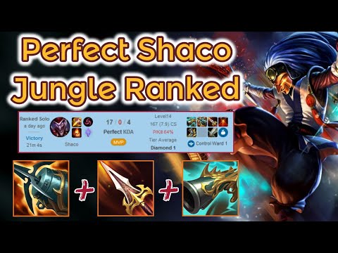 Diamond 1 Shaco Stomping - Kraken Sanguine Shaco [League of Legends] Full Gameplay - Infernal Shaco