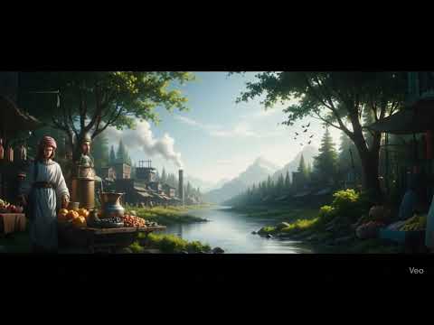 “Magical Morning at the Ancient Riverside Market”