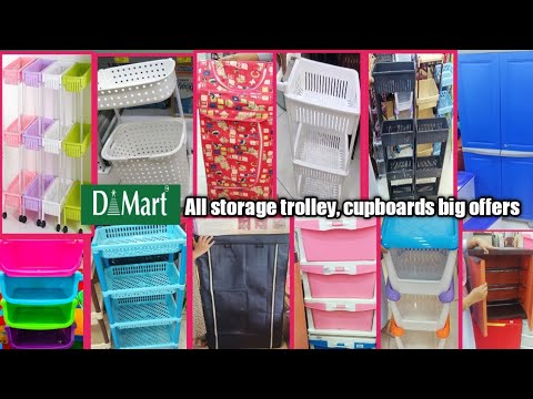 Plastic 3 layer kitchen trolley, size/dimensions: standard