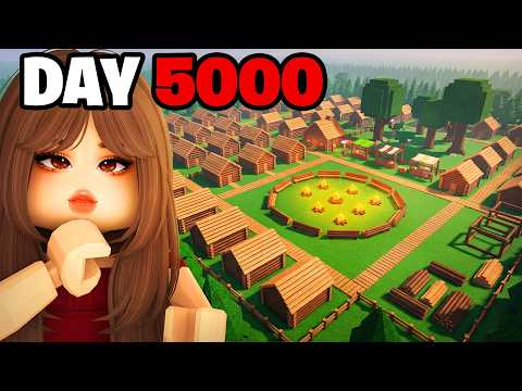 Building a HUGE CITY in 99 Nights in the Forest!