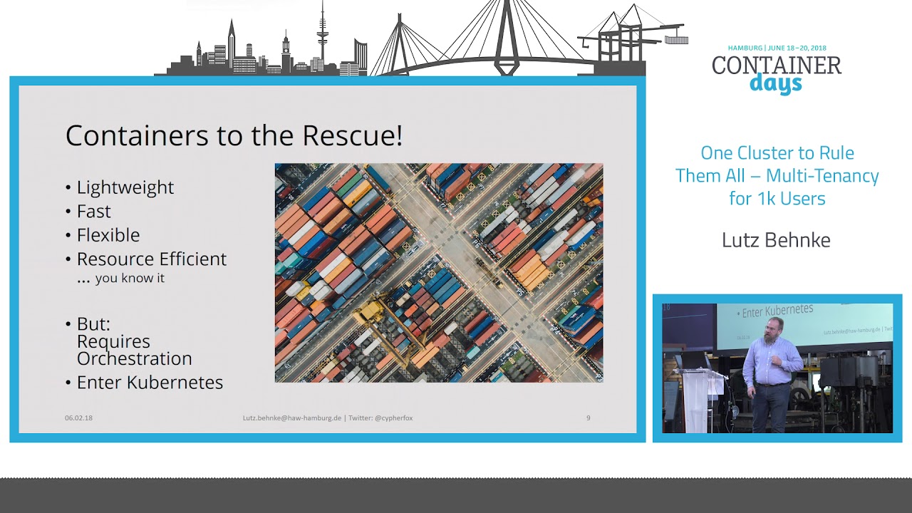 One Cluster to Rule Them All - Multi-Tenancy for 1k Users - Lutz Behnke, HAW