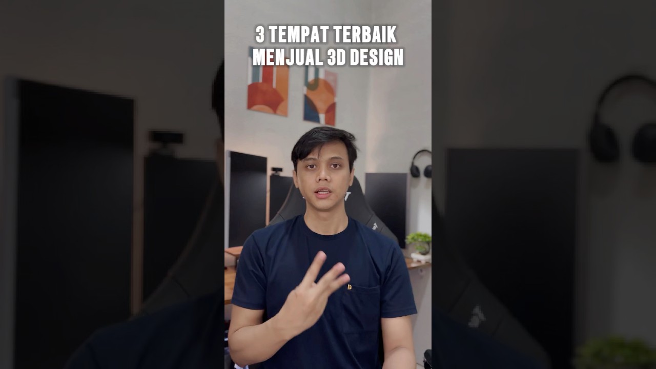 3 Tempat Terbaik Untuk Menjual 3D Design. #turbosquid #artstation #cgtrader #blender3d #zbrush