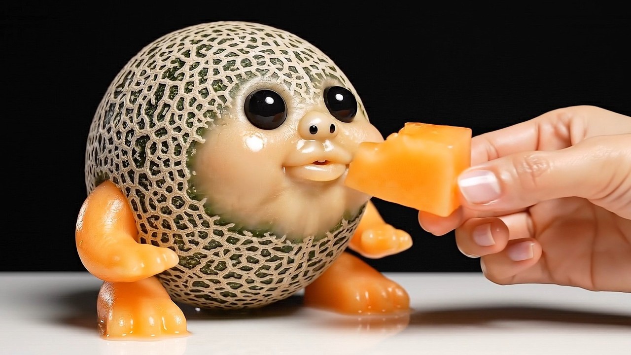 【ASMR】かわいい？ベビーフルーツモンスター🍓👶どの子に餌をあげたい？癒しの咀嚼音 Cute or Creepy?Baby Fruit Monsters🍓👶