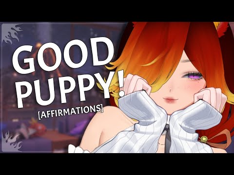 《 ASMR 》Good Puppy Soft Affirmations! 🐶 (F4A) [Petting] [Praising] [Humming] 🐶✨