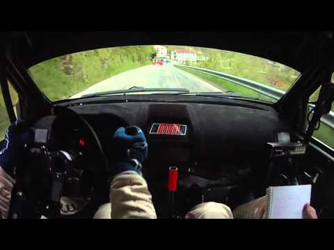 Cameracar Rally del Taro 2016 Bertani-Beccarelli Clio S1600 - PS1