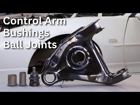 How To Replace Ball Joint & Control Arm Bushings | GM F Body G Body Truck | Firebird GTA Restoration
