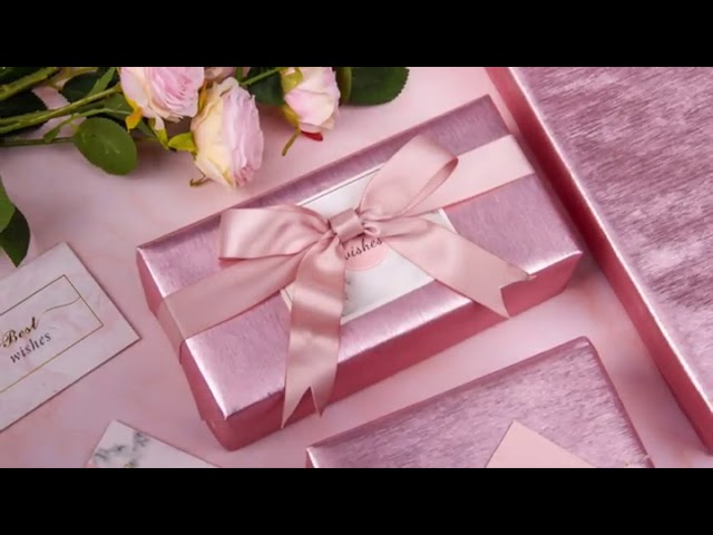 Vídeo relacionado con Rollo de papel para envolver regalos de 43cm x 15M, papel Kraft reciclable de estrella azul para Navidad, cumpleaños, Halloween, decoración para fiesta de boda