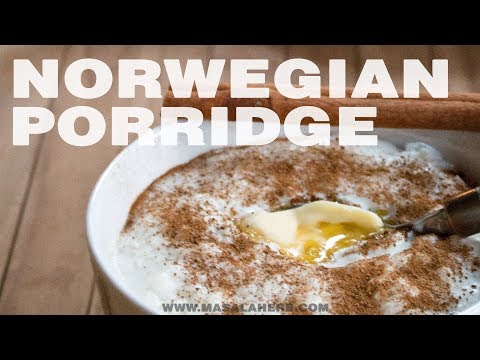 Norwegian Porridge Recipe - Risengrynsgrøt - One-Pot Rice Porridge