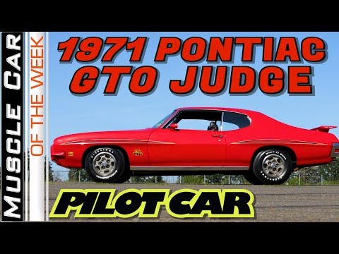 1971 Pontiac GTO Judge 455 4-Speed Pilot Car - Muscle Car Of The Week Video Episode 338