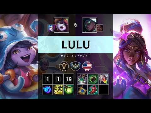 Lulu Support vs Senna - NA Challenger Patch 25.19