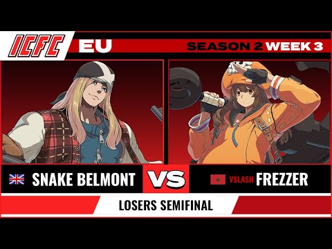 Snake Belmont (Axl) vs. Frezzer (May) -Losers Semi-final - ICFC GGST EU Season 2 Week 3