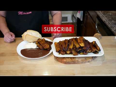 How to Cook Fried Beans and Plantains
