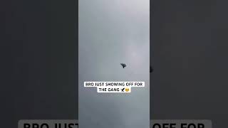 BRO JUST SHOWING OFF FOR THE GANG 🦅😵‍💫