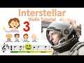 Interstellar sheet music and easy violin tutorial