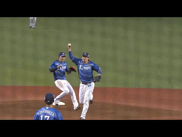 【6回表】ライオンズ・浅村 素手で掴んでランニングスロー!! 2018/8/15 L-Bs