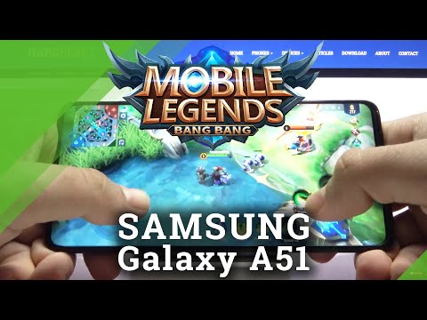 Mobile Legends Performance Test on SAMSUNG Galaxy A51 - Gameplay