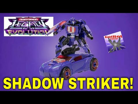 Transformers Legacy Evolution Shadow Striker - GotBot True Review NUMBER 1110
