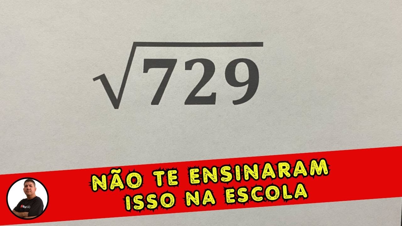 🤯Como CALCULAR uma RAIZ QUADRADA mentalmente (super fácil)