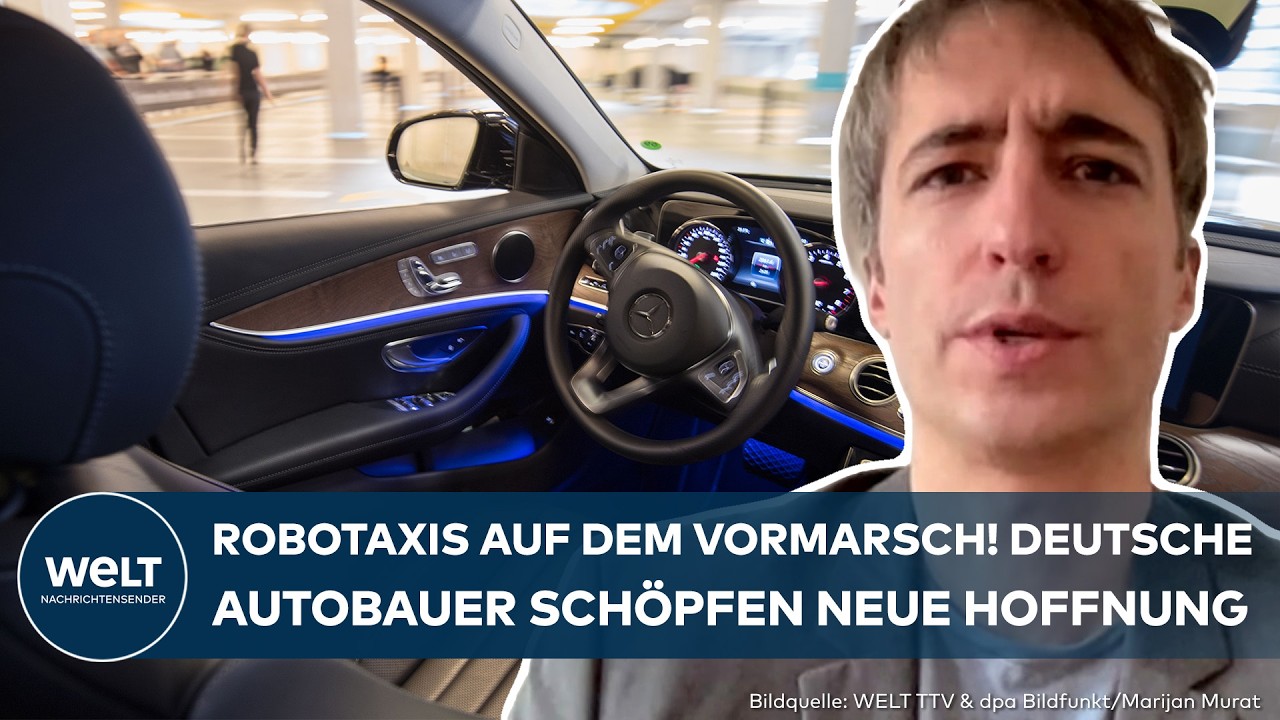MOBILITÄT: Lichtblick für deutsche Autoindustrie? Hersteller setzen neue Hoffnung in Robotaxis