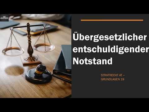 Übergesetzlicher entschuldigender Notstand I Strafrecht AT 19