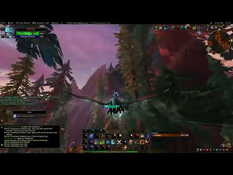 WOW Dragonriding:  Azure Span Sprint Reverse Challenge Gold - 65.695