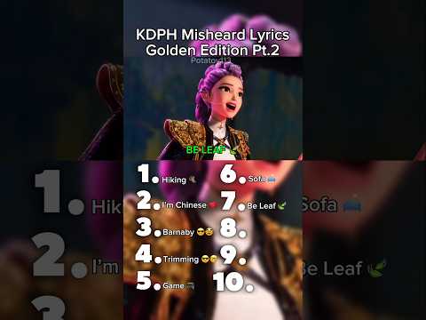 KDPH Misheard Lyrics Golden 🌟🪙 Edition Pt.2(Hearing "BARNABY" is so Funny!! 🤡🤣)
