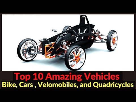 Top 10 Amazing Bike Cars -- Best Velomobiles and Quadricycles.