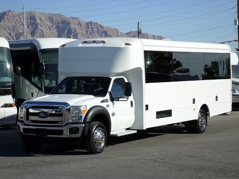 Used Bus For Sale - 2013 Ford F550 Glaval 29 Passenger Bus With Rear Luggage S70522