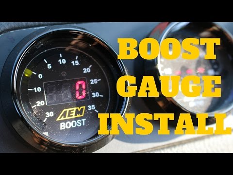 BOOST GAUGE INSTALL | How To! | 240SX