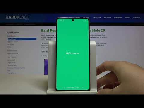 How to Download And Install IOS Launcher in SAMSUNG Galaxy Note 20 - iOS Launcher on Android Device