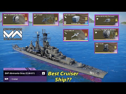 Modern Warships BAP Almirante Grau (CLM-81) | New Event Cruiser Ship Review