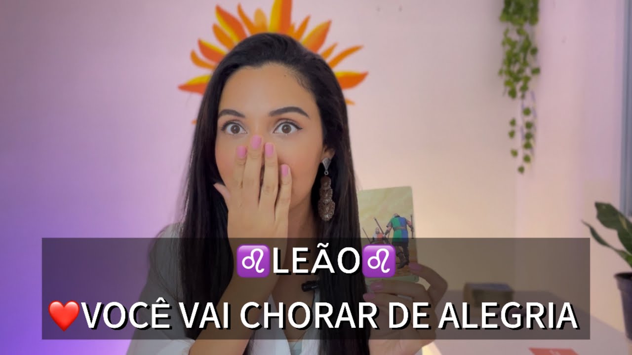 LEÃO♌️-❤️🥰UMA LINDA UNIÃO DE ALMAS VAI ACONTECER / ESSA PESSOA É SIM SEU GRANDE AMOR. PREDESTINADO