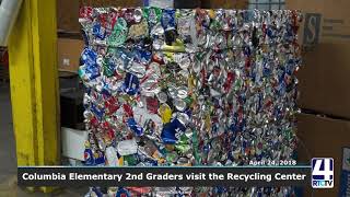Columbia Elementary 2nd Grader visit Recycling Center