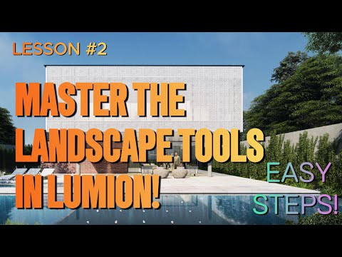 Lesson #2:  Master Lumion Landscape Tools: Create Realistic 3D Environments Effortlessly #Lumion #3D