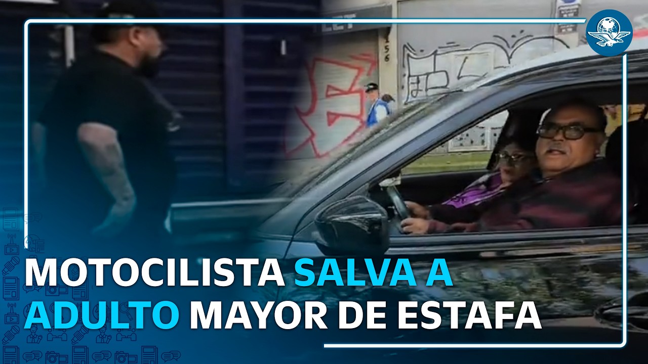 Motociclista evita estafa de la llanta ponchada en Circuito Interior