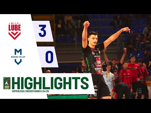 Cucine Lube Civitanova vs. Valsa Group Modena - Superlega Credem Banca VBTV Match Highlights