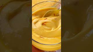 #shorts Mango Shrikhand – Creamy Mango Yogurt dessert