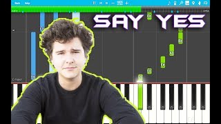 Lukas Graham - Say Yes (Church Ballad) Piano Tutorial EASY  (&quot;3 The Purple Album&quot;) Piano Cover