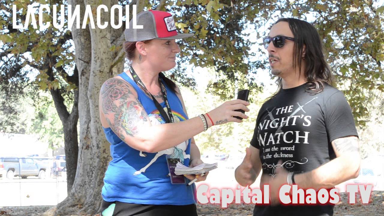 Lacuna Coil (interview) @ Aftershock 2014 on CAPITAL CHAOS TV - YouTube