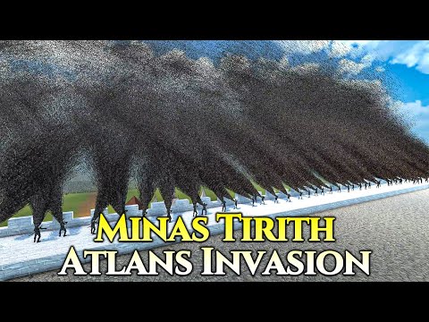 Can Heroes Defend Minas Tirith From Atlans - Ultimate Epic Battle Simulator 2