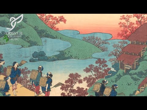 Hokusai’s Paintings and Japanese Traditional Music | Relaxing and Inspiring Art