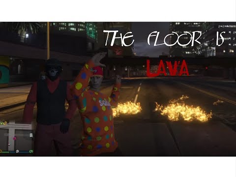 IL PAVIMENTO È LAVA -The Floor Is Lava GTA 5 (ITA)